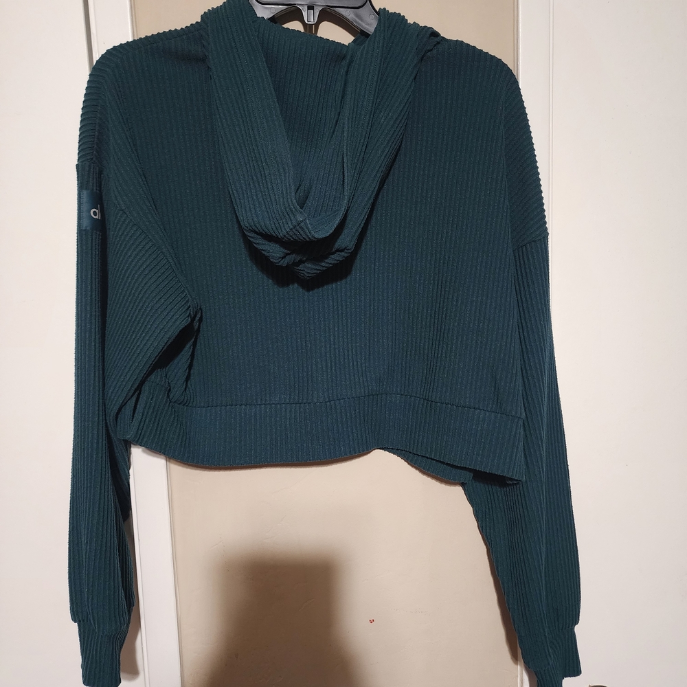 Teal Hooded Sweater